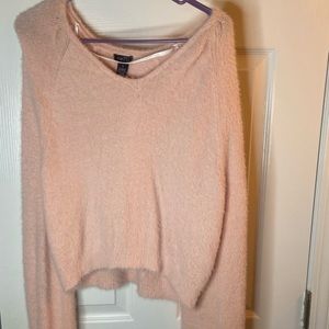 Rue 21 Small Cropped Pink Sweater